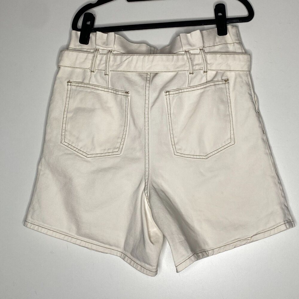 Free People High Waist Shorts in Cream - Picture 2 of 7